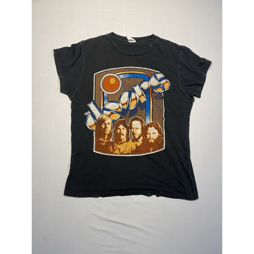 MadeWorn Vintage The Doors Concert Band Graphic Shirt Single Stitch